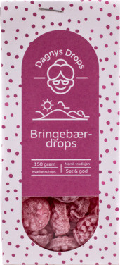 Dagnys Drops - Bringebærsmak, 150g, Norgodt As