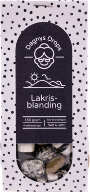 Dagnys Drops - Lakrisblanding Salt og Søtt,150g, Norgodt As