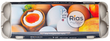 Rias Large Egg 12 Pack Frittgående Høner