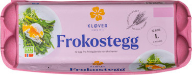 Store Gårdsegg Kløver 12pk