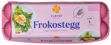 Store Gårdsegg Kløver 12pk