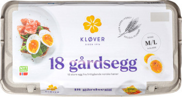 Gårdsegg Bunnpris 18pk