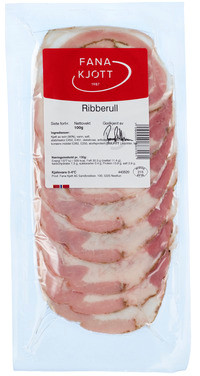 Ribberull Skåret 100g Fana Kjøtt