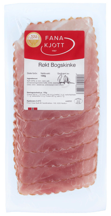 Bogskinke Røkt 100g Fana Kjøtt