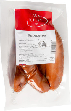 Røkepølser 500g Fana Kjøtt