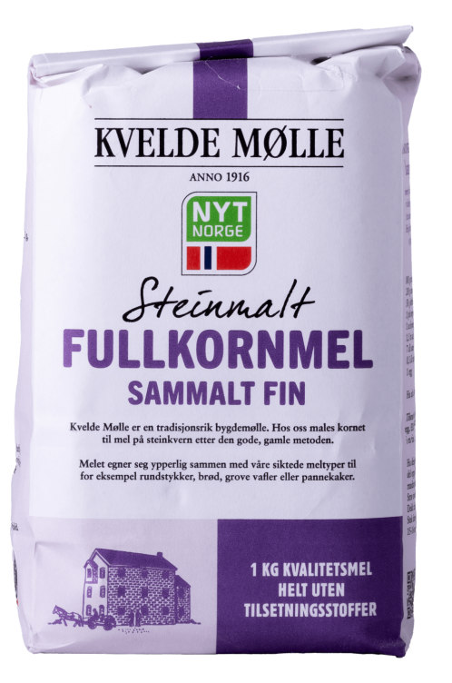 Hvetemel Sammalt 1kg Kvelde Mølle