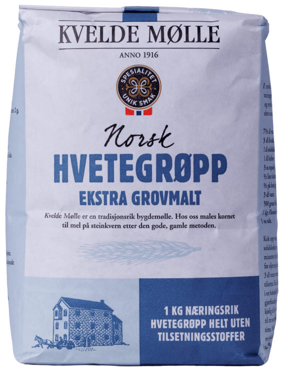 Hvetegrøpp 1kg Kvelde Mølle