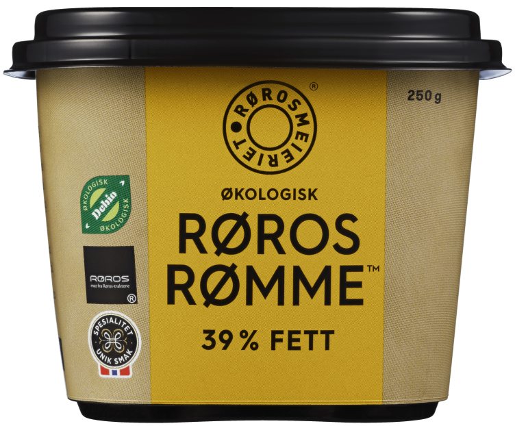 Rømme 39% Økologisk 250ml Røros