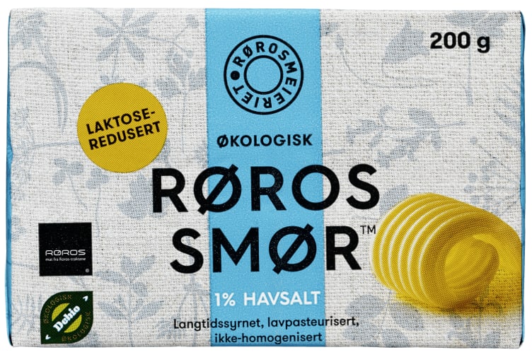Smør 1% Havsalt 200g Røros