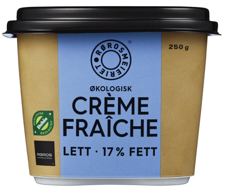 Creme Fraiche Lett 250ml Økol Rørosmeieriet