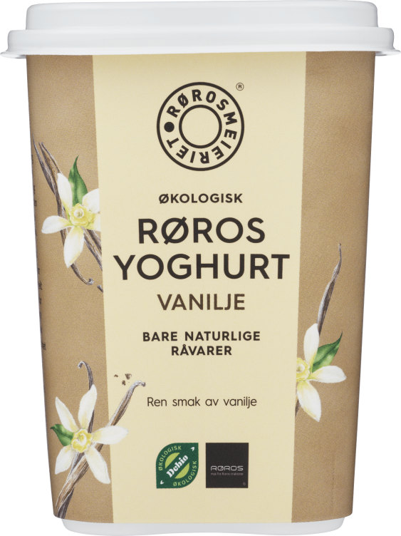Røros Yoghurt Vanilje Øko 470g Rørosmeieriet