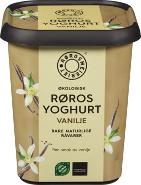 Øko Røros Yoghurt Vanilje Beger 500g Rørosmeieriet