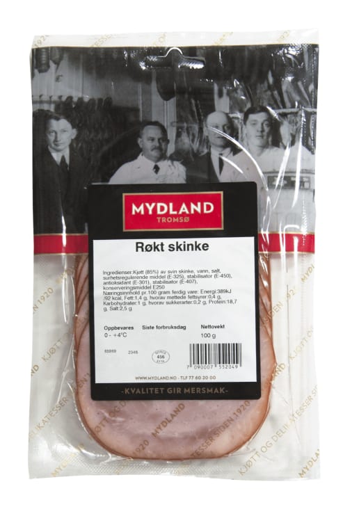 Skinke Røkt 100g Mydland