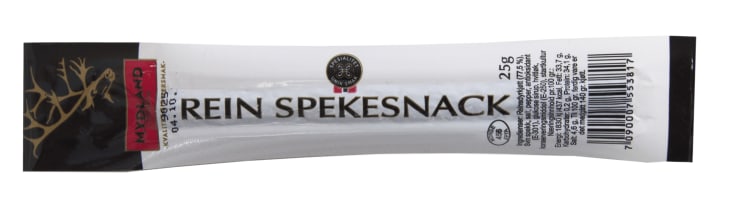 Spekesnacks Rein 25g Mydland