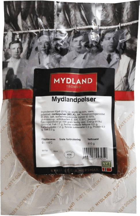 Mydlandpølse 610g Mydland