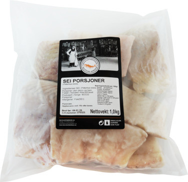 Seiporsjoner 1kg