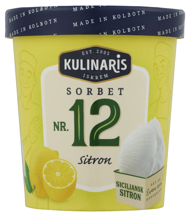 Kulinaris Sorbet Sitron 0,5l