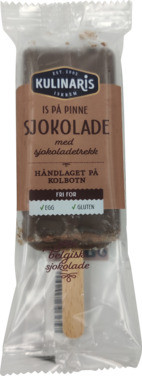 Sjokolade m/Sjokoladetrekk Pinneis 75 ml Kulinaris