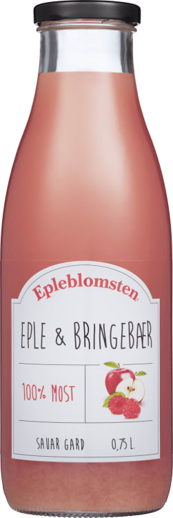 Eplemost Eple&Bringebær 0,75l Epleblomsten
