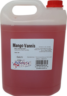 Slush-vannis med Mangosmak