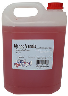Slush-vannis med Mangosmak