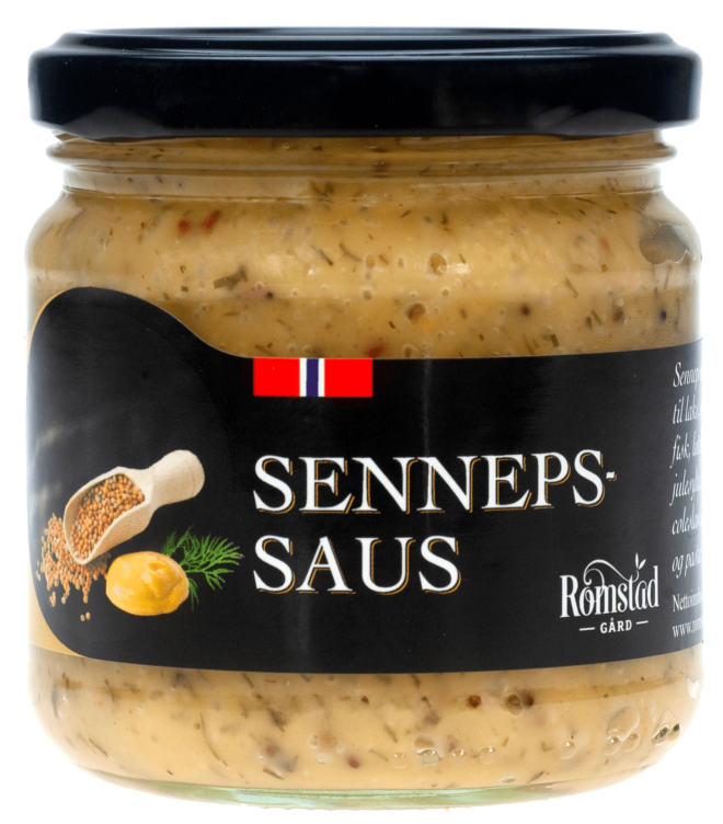 Sennepssaus 368ml Romstad Gård