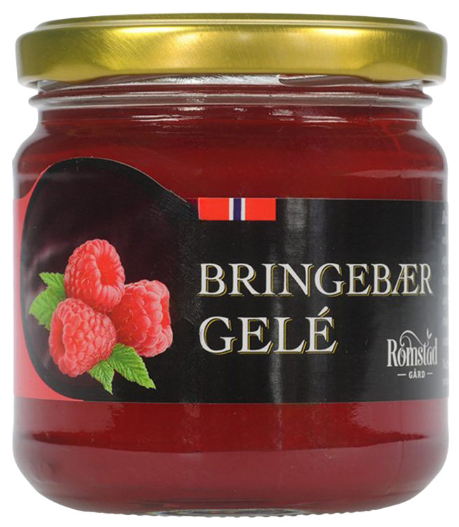 Bringebærgele 240g Romstad Gård