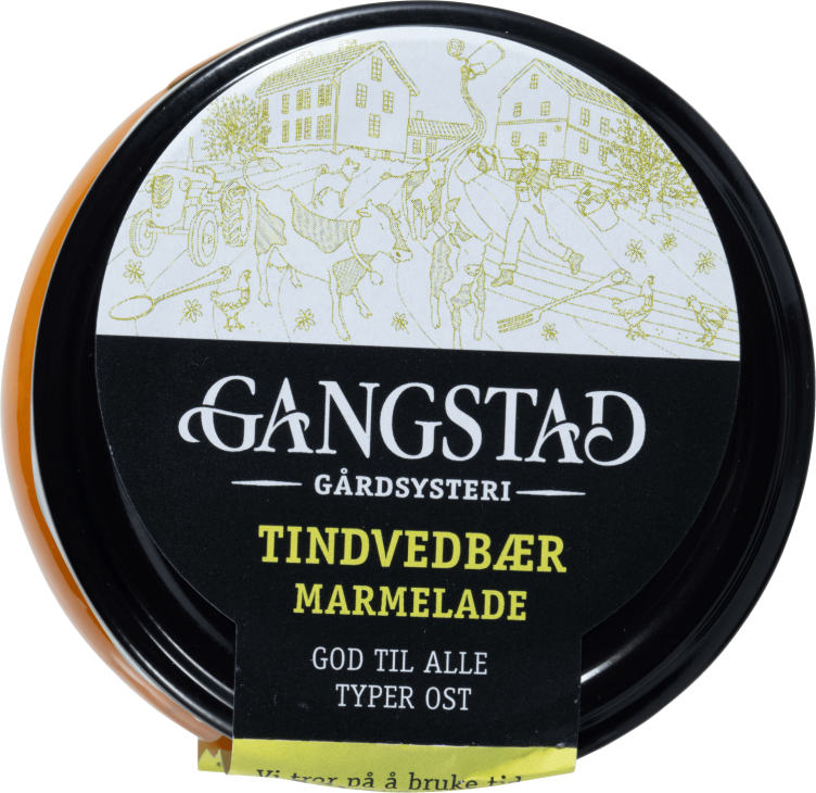 Marmelade Tindvedbær 100g Gangstad