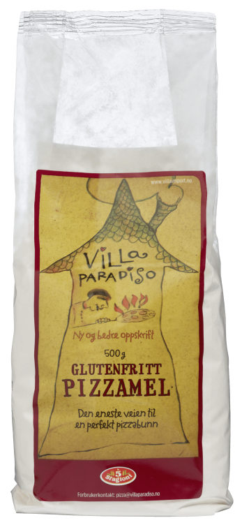 Pizzamel glutenfri 500g Paradiso
