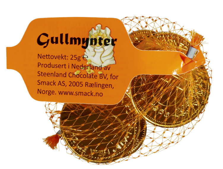 Gullmynter 25g Smack