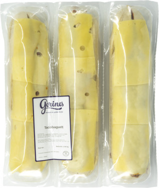 Tacobaguett 245g X 3stk , Frys, Gorines