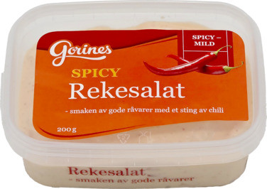 Rekesalat Spicy 200g Gorines