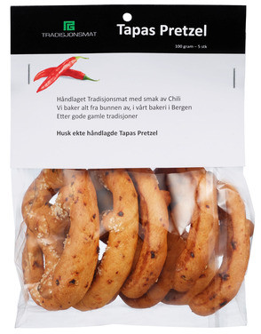Hånd Laget Tapas Pretzel med Chili og Cayenne Pepper