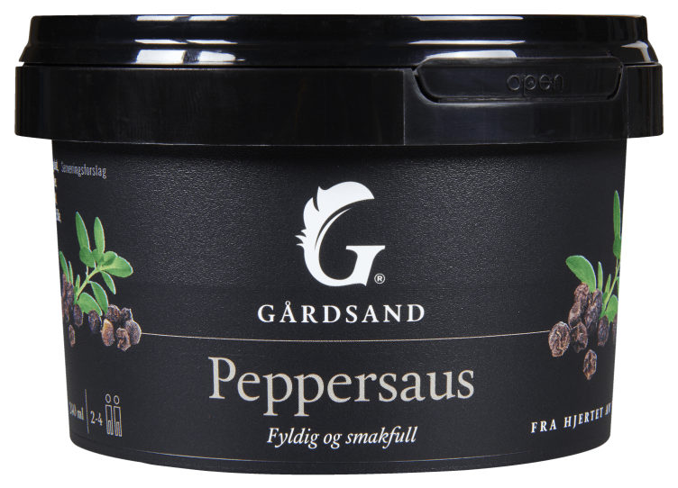 Peppersaus Fersk 240ml Gårdsand