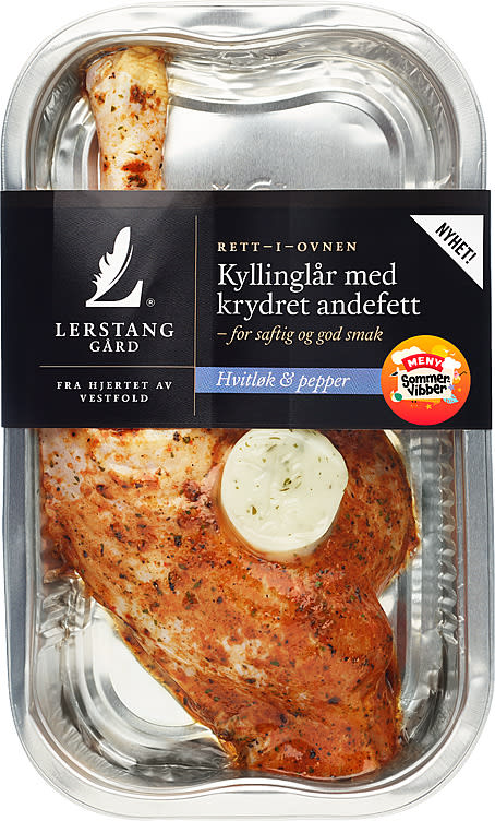 Kyllinglår Hvitløk&Pepper 270g Lerstang