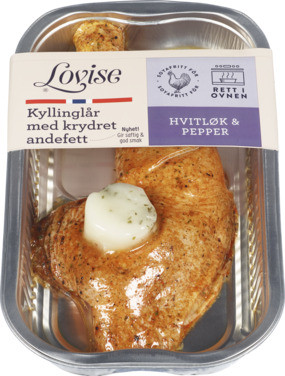 Kyllinglår Hvitløk og Pepper med Andefett 270g Enh Lovise