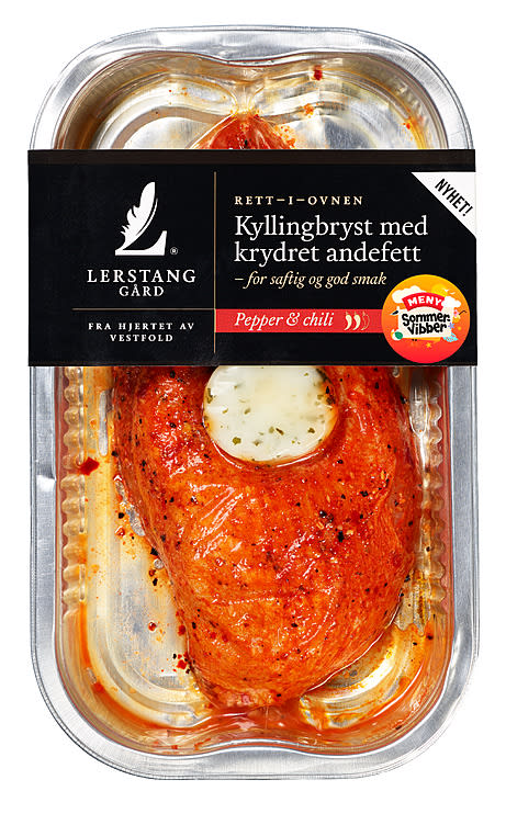 Kyllingbryst Pepper&Chili 240g Lerstang