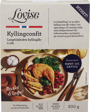Kyllingconfit 500g Enh Lovise