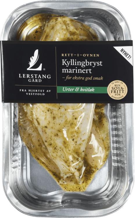 Kyllingbryst Marinert 230g Lerstang