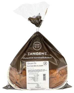 Muffins med Blåbær Glutenfri Tangent