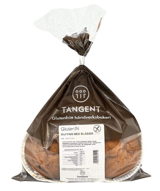Blåbærmuffins glutenfri 160g Tangent