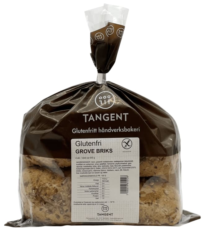 Briks Grove glutenfri 430g Tangent