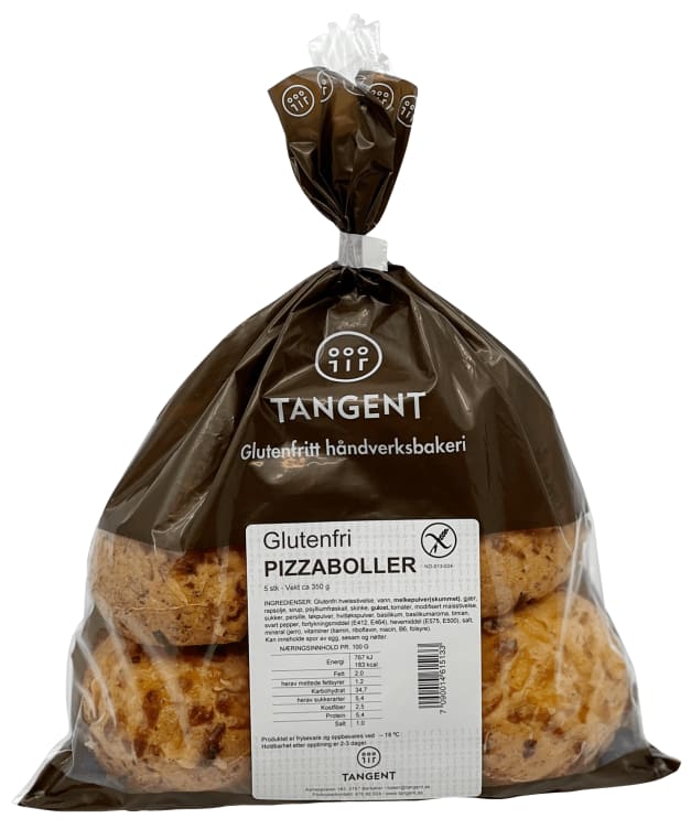 Pizzaboller glutenfri 350g Tangent