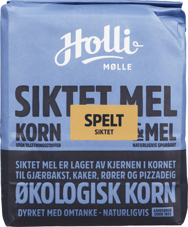 Speltmel Siktet Økologisk 1kg Holli