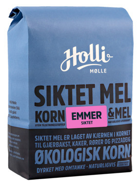 Holli Mølle Emmer Siktet Øko 1kg
