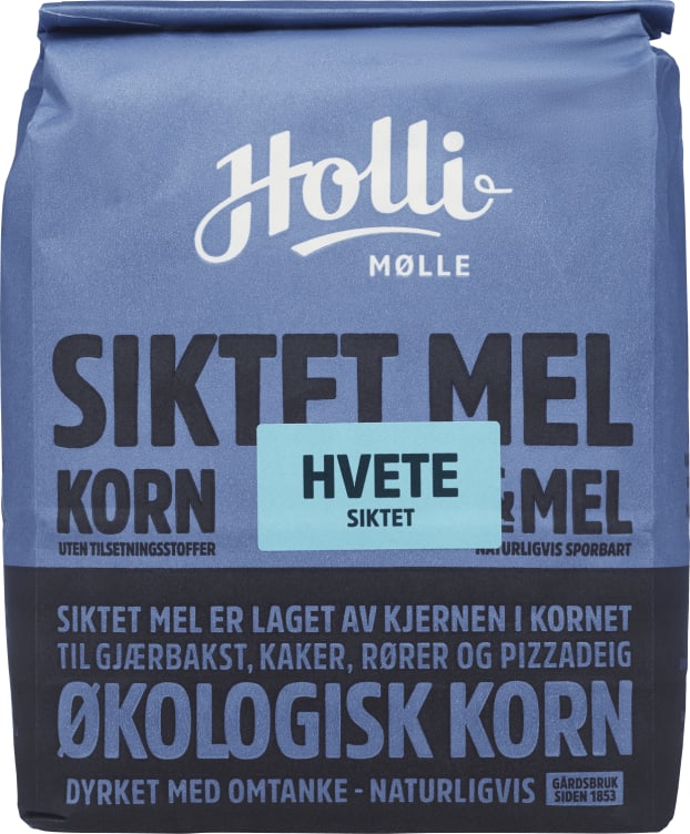 Hvetemel Økologisk 1kg Holli Mølle