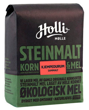 Holli Mølle Kjempedurum Finmalt Øko 1kg