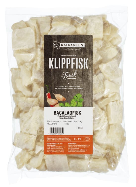 Bacalaofisk 1kg Kaikanten