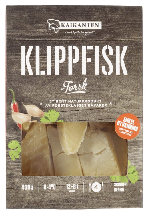 Klippfisk 400g Kaikanten