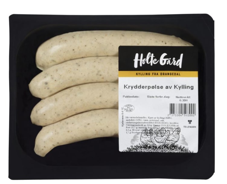 Krydderpølse 280g Holte Gård